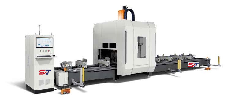 LGS4-CNC-7000 4-Axis CNC Aluminium Profile Machining Center