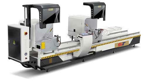 LJZ2W-CNC-550*4500 45-degree Outward-cutting CNC Double-head Saw