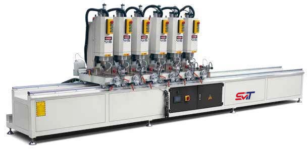 LZZ6-13G Six-head Aluminium Profile Drilling Machine