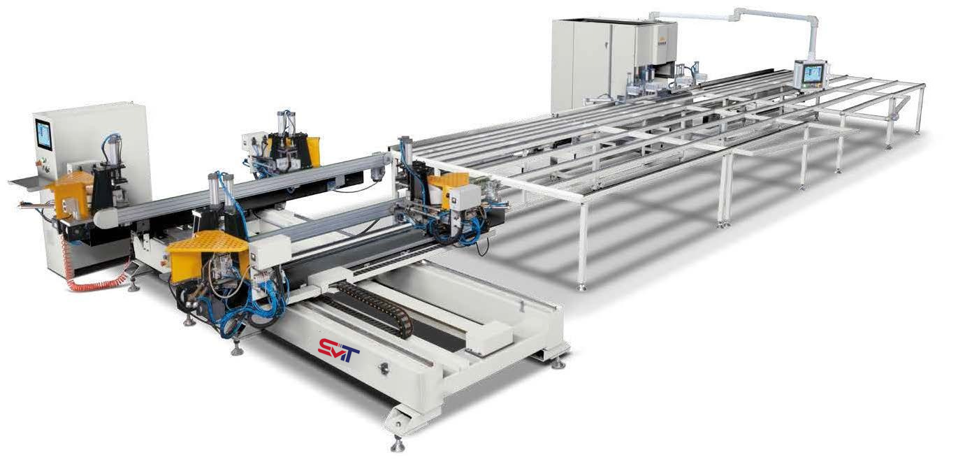 SHQX-1800*3000 uPVC Window Welding & Cleaning Line